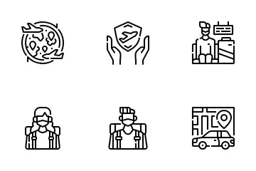 Viajar Paquete de Iconos