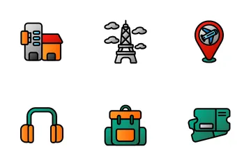 Viajar Paquete de Iconos