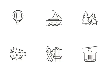 Viajar Paquete de Iconos