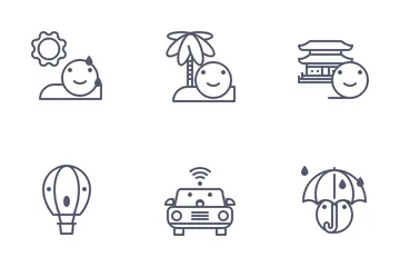Viajar Paquete de Iconos
