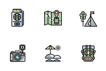 Viajar Paquete de Iconos