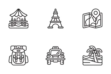 Viajar Paquete de Iconos