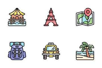 Viajar Paquete de Iconos