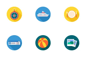 Viajes y vacaciones Icon Pack