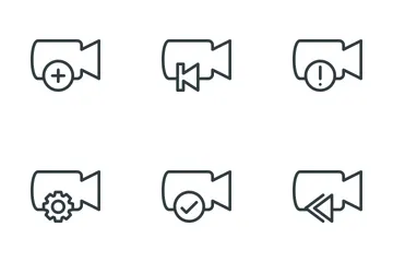 Video Actions & Files Icon Pack