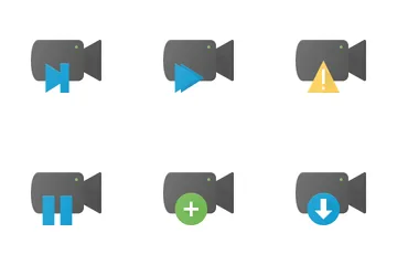 Video Actions & Files Icon Pack