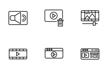 Video And Audio Icon Pack