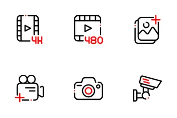 Video And Camera Icon Pack