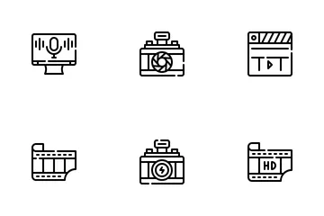 Video And Camera Icon Pack