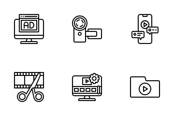 Video Blog Icon Pack