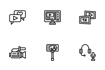Video Blogger Icon Pack