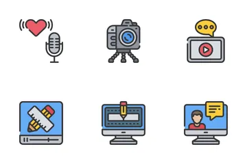 Video Blogging Icon Pack