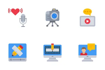 Video Blogging Icon Pack