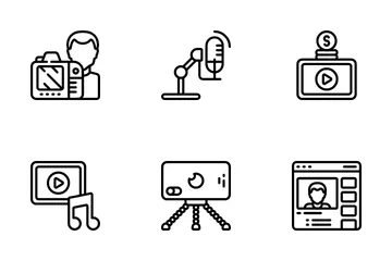 Video Blogging Icon Pack