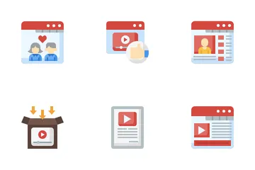 Video Blogging Icon Pack