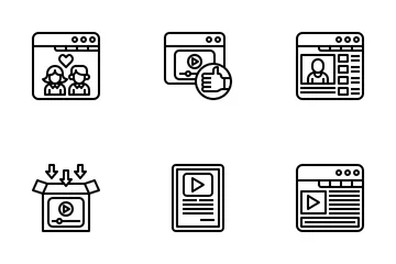 Video Blogging Icon Pack