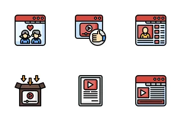 Video Blogging Icon Pack