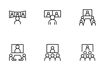 video conference room icon