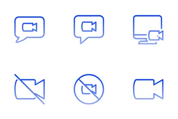 Video Conference Icon Pack