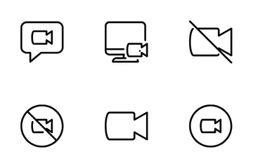 Video Conference Icon Pack