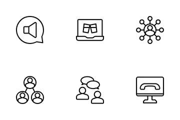 Video Conference Icon Pack