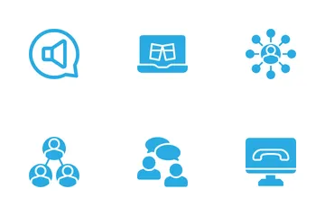 Video Conference Icon Pack