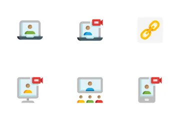 Video Conference Icon Pack