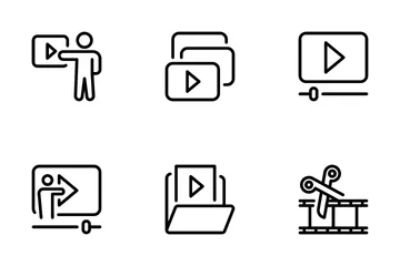 Video Content Icon Pack