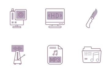 Video Editing Icon Pack