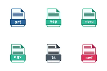Video File Formats Icon Pack