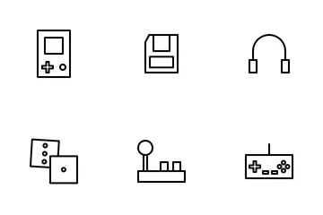 Video Game & Accesories Gaming Icon Pack