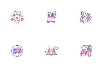 Video Game Design Icon Pack