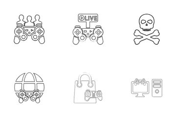 Video Game Elements Icon Pack