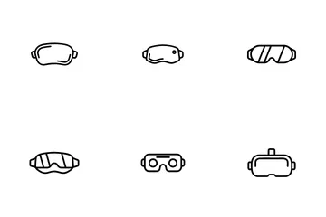 Video Game Goggle Icon Pack