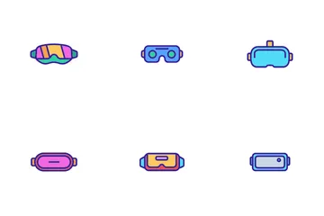 Video Game Goggle Icon Pack