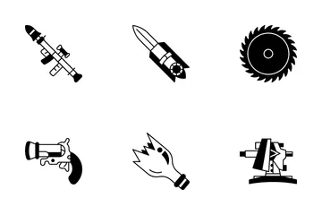 Video Game Weapons Icon Pack