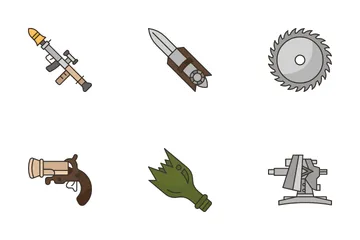 Video Game Weapons Icon Pack