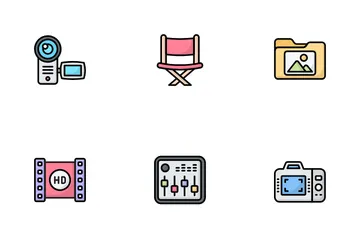 Video Marketing And Production Icon Pack