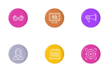 Video Marketing And Production Icon Pack