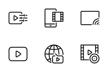 Video Play Icon Pack