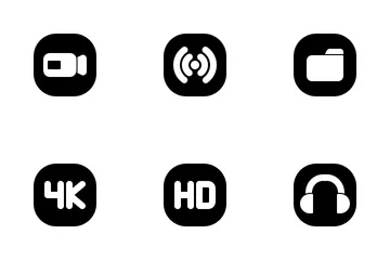 Video Player Icon Pack