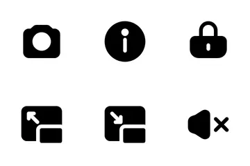 Video Player UI Basic Icon Pack