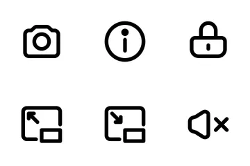 Video Player UI Basic Icon Pack
