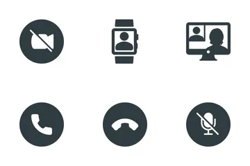 Vídeo reunión Icon Pack