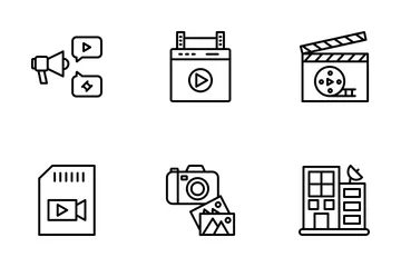 Video Shoot & Production Icon Pack