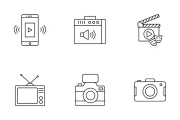 Video Shoot & Production Icon Pack