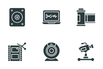 Video Shoot & Production Icon Pack