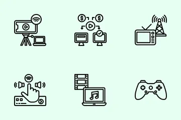 Video Streaming Icon Pack