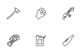 Videogame Weapons Icon Pack