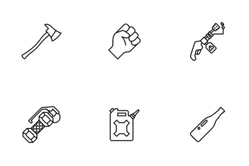 Videogame Weapons Icon Pack